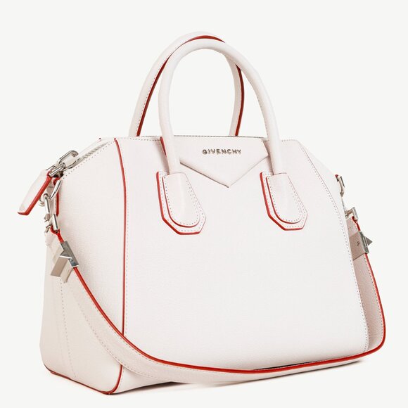 Givenchy Sugar Goatskin White Antigona Top Handle Handbag - Picture 2 of 12
